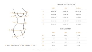 Donarella czarny komplet koszulka stringi choker Obsessive M/L