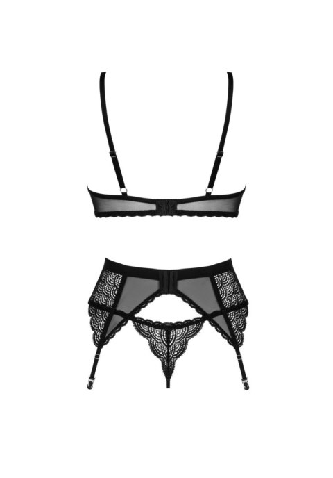 Komplet bielizny Chemeris Obsessive czarny M/L