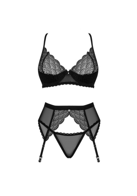 Komplet bielizny Chemeris Obsessive czarny M/L