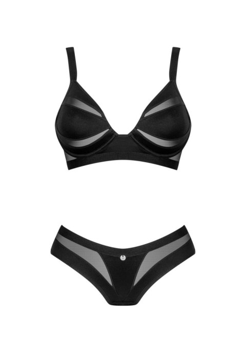 Komplet bielizny Chic Amoria Obsessive czarny XS/S