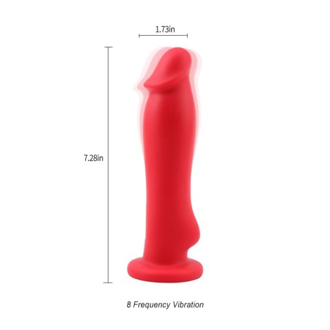 Wibrator analny silikonowy didi Real Burst 18.5 cm