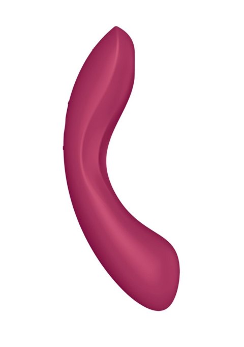 Wibrator silikonowy Satisfyer Curvy Trinity 1 czerwony USB