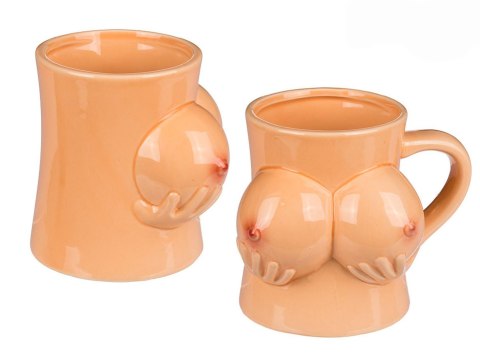 Kubek ceramiczny z piersiami Grajmy razem