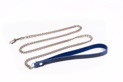 Smycz łańcuchowa Crazy Horse Whips Collection niebieska