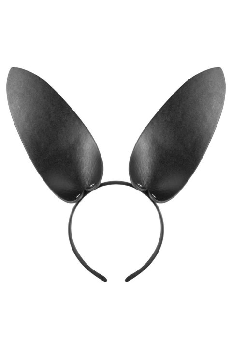 Opaska z uszami króliczymi Fetish Tentation imitacja skóry 19 cm