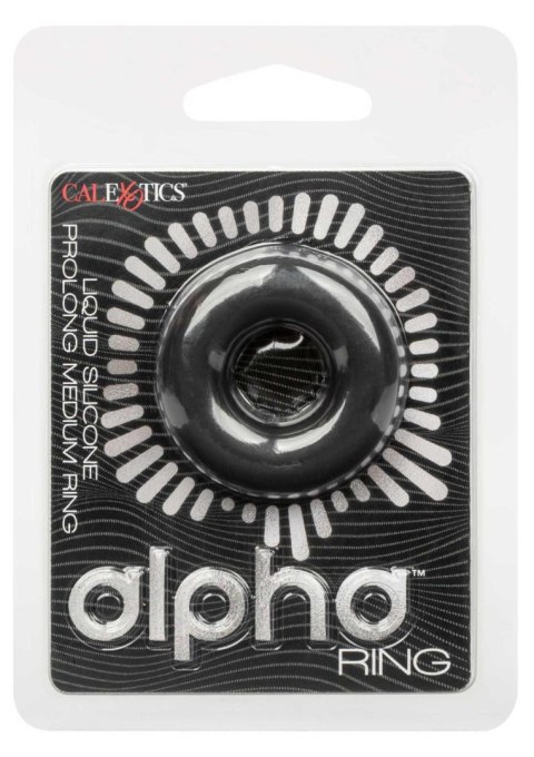 Pierścień erekcyjny silikonowy Calexotics Alpha Prolong Medium czarny