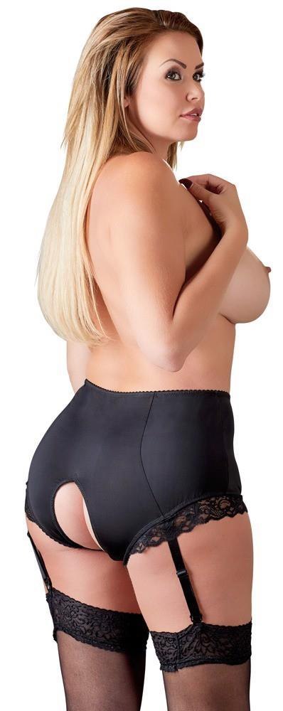 Slipy męskie z odpinanymi szelkami Cottelli Curves XL