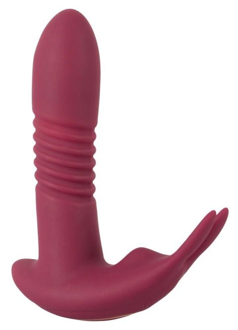 Wibrator Javida RC hands free silikonowy z pilotem USB