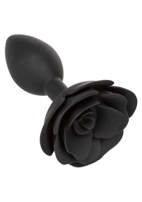 Korek analny silikonowy Calexotics Forbidden Rose duży czarny