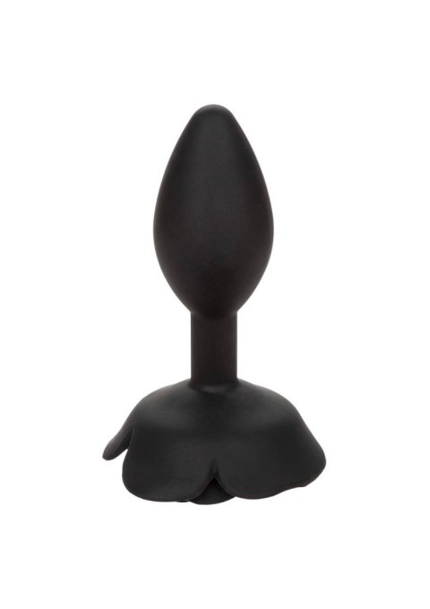 Korek analny silikonowy Calexotics Forbidden Rose duży czarny