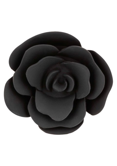Korek analny silikonowy Calexotics Forbidden Rose duży czarny