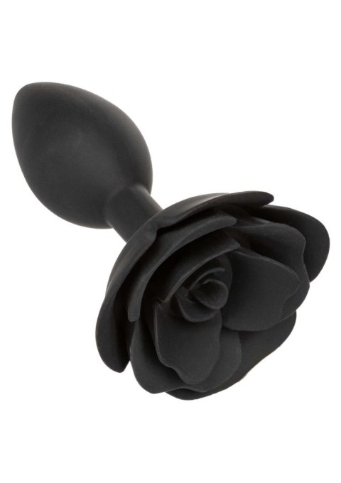 Korek analny silikonowy Calexotics Forbidden Rose duży czarny