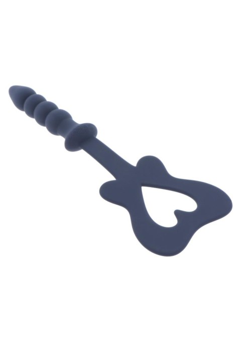 Silikonowa packa z korkiem analnym Taboom niebieska 29 cm