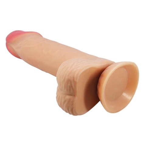Dildo realistyczne Baile cieliste 21 cm z przesuwającą się skórą