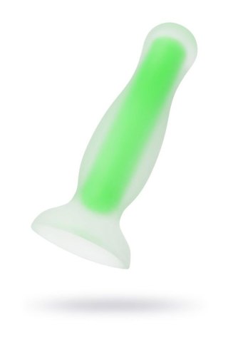Korek analny Mortimer Glow świecący w ciemności silikonowy 12,5 cm