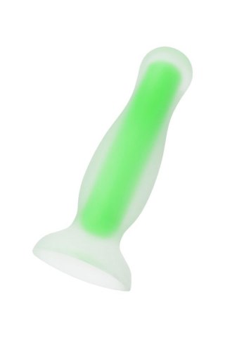 Korek analny Mortimer Glow świecący w ciemności silikonowy 12,5 cm