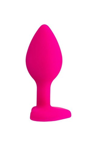 Korek analny ToDo Diamond Heart różowy miniaturowy 7 cm