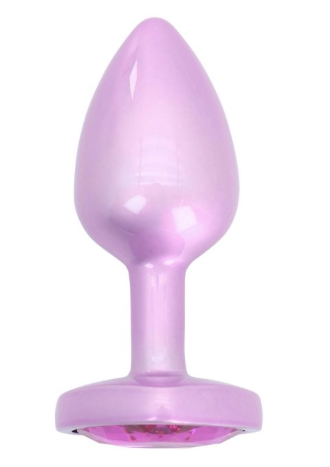 Korek analny aluminiowy Toyjoy Happiness Time To Shine różowy 7 cm