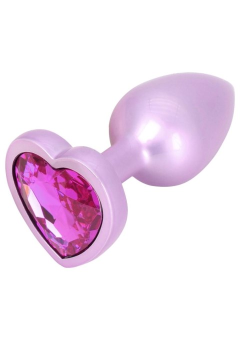 Korek analny aluminiowy Toyjoy Happiness Time To Shine różowy 7 cm