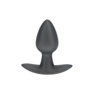 Mały korek analny silikonowy Ouch! metaliczny 6,5 cm