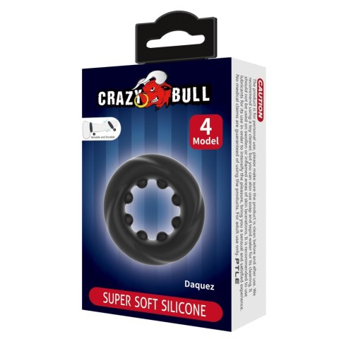 Pierścień erekcyjny silikonowy miękki Crazy Bull Daquez