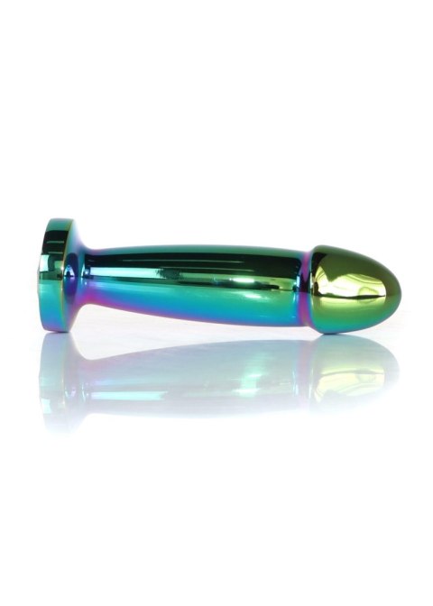 Stalowy korek analny penis z diamentem HeavyFun 10 cm