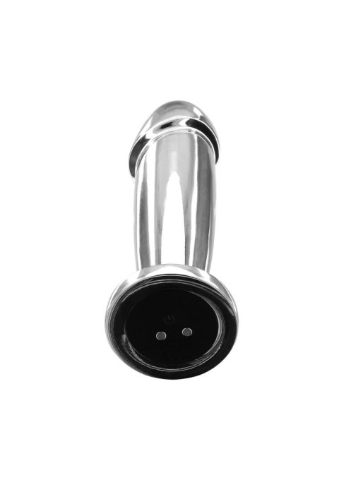 Wibrujący korek analny stal nierdzewny ToyJoy srebrny 11.8 cm USB