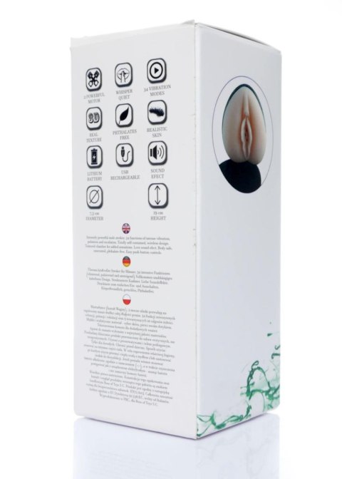 Masturbator wagina realistyczna Heart Of Love 34 funkcje USB
