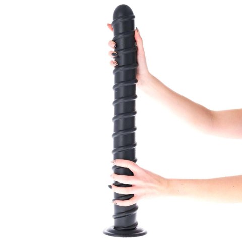Korek analny spiralny Cabogirao Toyz4lovers czarny 58 cm