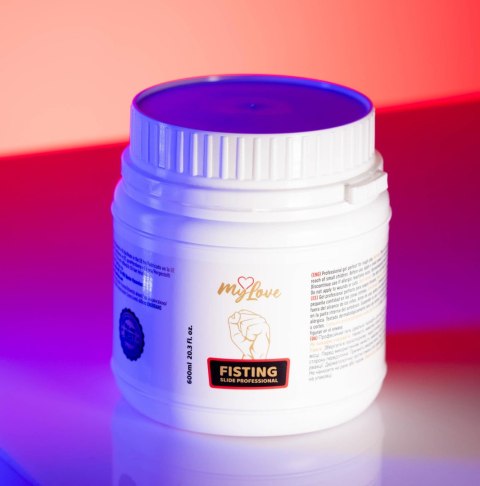 Żel do fistingu profesjonalny MyLove wiśniowy 600 ml