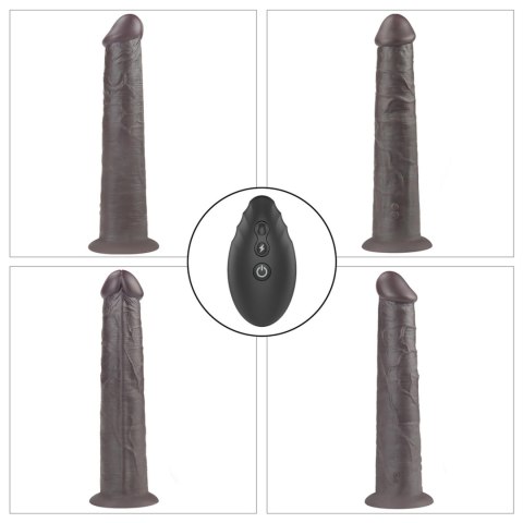 Dildo realistyczne Lovetoy dwuwarstwowe silikonowe 25 cm rotujące pilot