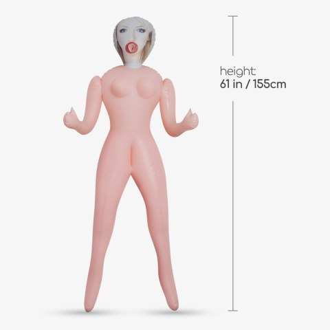Lalka dmuchana erotyczna Crushious Eva blond 155 cm