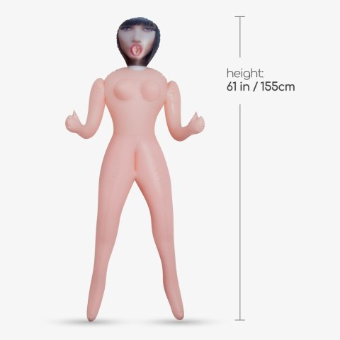 Lalka dmuchana erotyczna Crushious Marie 155 cm z masturbatorem