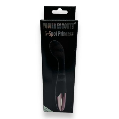 Wibrator punktu G Power Escorts silikonowy czarny USB 18 cm