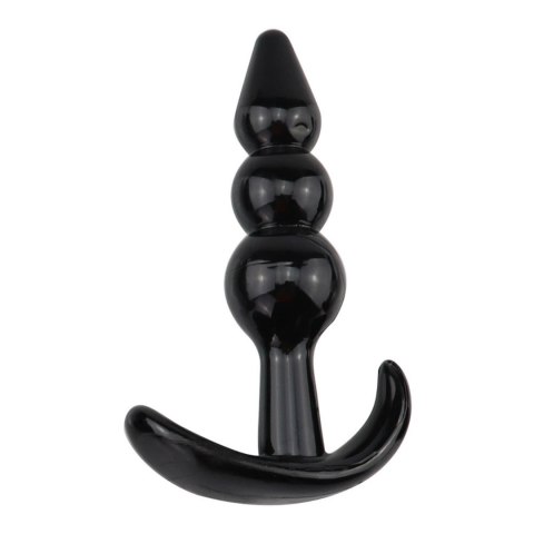 Korek analny Lovesecret T Plug 06 czarny 9 cm