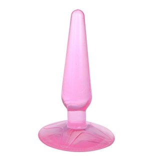 Korek analny Lovesecret z przyssawką różowy 11 cm