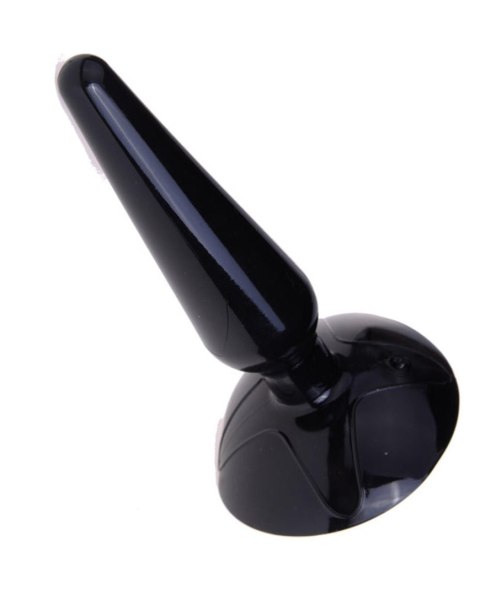 Korek analny z przyssawką Lovesecret czarny 11 cm