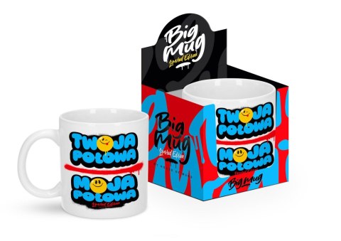 Kubek 800ml Big Mug Twoja połowa moja połowa House of Mugs