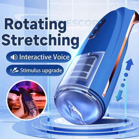 Masturbator męski Lovesecret Premium Pro 2 33 cm rotacyjny USB wodoodporny