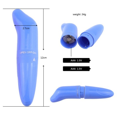 Mini Wibrator Punktu G Lovesecret Fioletowy na Baterie AAA