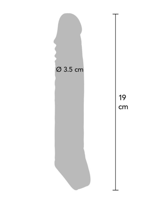 Nakładka erekcyjna ToyJoy Get Real Large 19 cm TPE
