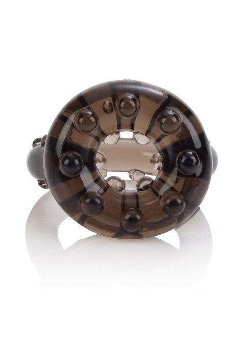Pierścień erekcyjny All Star Calexotics czarny TPE z ringiem na jądra 5 cm