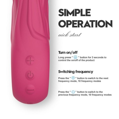 Wibrator Lovesecret Premium G Spot realistyczny różowy USB 22 cm