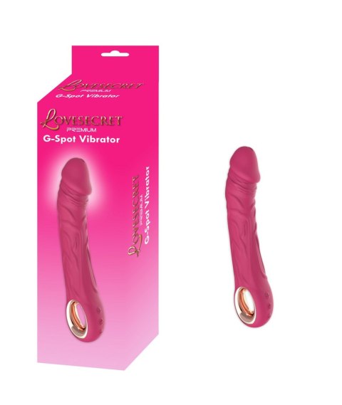 Wibrator Lovesecret Premium G Spot realistyczny różowy USB 22 cm