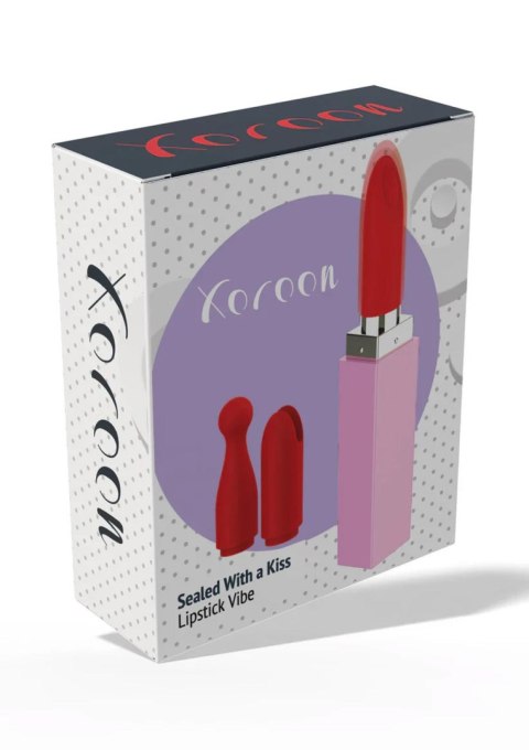 Wibrator szminka Xocoon Sealed With A Kiss różowy 11 cm USB
