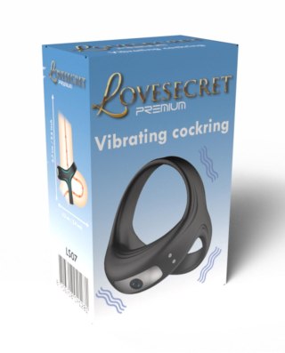 Wibrujący pierścień erekcyjny Lovesecret Premium silikonowy wodoodporny USB