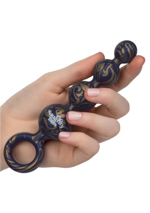 Koraliki analne silikonowe Calexotics fioletowe 11,5 cm
