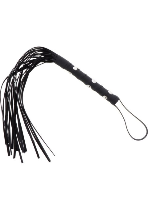Pejcz z ćwiekami Hidden Desire czarny 56 cm