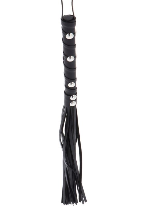Pejcz z ćwiekami Hidden Desire czarny 56 cm