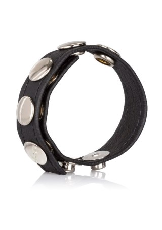 Pierścień erekcyjny skórzany COLT 5 snap czarny 29 cm